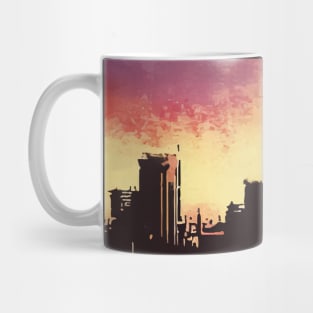 Tokyo tower abstract pop art cityscape Mug